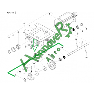 Блок зірочок в зборі Optima Kverneland АС489164 AC489164